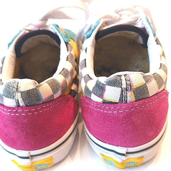 VANS Kids Suede/Canvas  Checkerboard Retro Sneakers Multi-Colored Size 1 - Picture 2 of 12